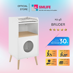 Kệ đỡ sách bằng gỗ MDF cao cấp SMLIFE Bruder