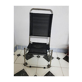Mua Ghế xếp cafe khung inox lưng cao vải lưới 2 mảnh ( LA-C021)