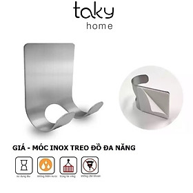 Mua Móc Inox Dán Tường Đa Năng  Móc Gài Phích Điện  Treo Đồ Đa Năng Phòng Tắm  Khu Bếp  Tiện Dụng  Gọn Gàng  TakyHome2012Bac