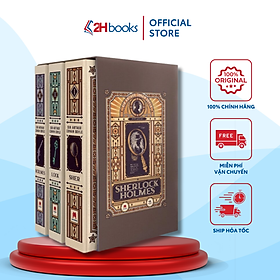 Sách Boxset Sherlock Holmes Trọn Bộ 3 Tập - Tái Bản 2023 - 2H Books