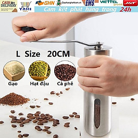 Mua 【Có hàng sẵn】Máy Xay Cà Phê Cầm Tay Tthép Không Gỉ Tiêu Bằng Tay Chất Liệu Lnox