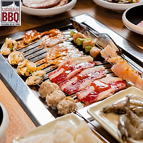 Urban BBQ - Buffet Nướng Lẩu The Real All In One 5 Vị Lẩu-Hơn 130 Món Hải Sản, Bò Mỹ Nước Uống Không Giới Hạn Từ Thứ 2 Đến Thứ 6 All Day