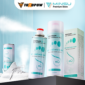 Chai Xịt Khử Mùi Hôi Giày Công Nghệ NANO AG+ M4855 Loại Bỏ Vi Khuẩn Có Hại Giúp Ngăn Ngừa Mùi Và Mồ Hôi Chân