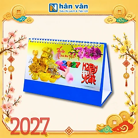 Lịch Bàn Năm Mới 2027 - Lịch Để Bàn - Lịch Văn Khoa