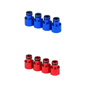 8pcs Fuel Injector Adapters Replace for Car Blue Red