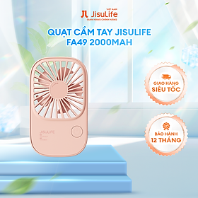 Mua Quạt Mini Cầm Tay Jisulife FA49 2000mAh Nhỏ Gọn - Siêu Mỏng - Dễ Thương - Hàng Chính Hãng