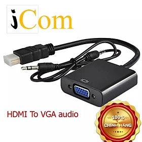 Mua Cáp chuyển HDMI to VGA có Âm Thanh Full HD 1080P