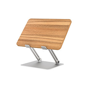 Chân đế giá đỡ Laptop UP mặt gỗ cho MacBook, Laptop, Tablet - Hàng Nhập Khẩu