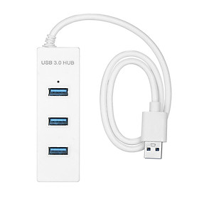 USB3.0 Hi-speed Hub 4 Port USB3.0 Hub with Micro USB Power Supply Simultaneous Use 5Gbps Transmission Large Files