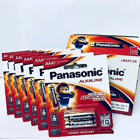 Hình ảnh Bộ 6 vỉ pin AAA Kiềm Alkaline Panasonic LR03T/2B x6