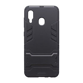 Ốp Lưng Cho Samsung Galaxy A30 iRON - MAN Nhựa PC Cứng Viền Dẻo Chống Sốc