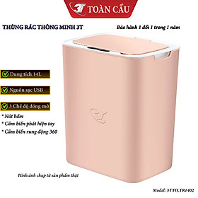 Mua Thùng Rác Cảm Biến Thông Minh 14L Với 3 Chế Độ Mở Nắp Tự Động  Sử Dụng Nguồn Sạc  Nút Ấn Cảm Ứng