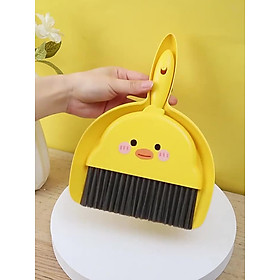 Mua Chổi Quét Bụi mini Kết Hợp Chổi Quét Tóc / Chổi Quét Bụi Hình Vịt Vàng
