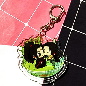 Móc khóa Hệ thống tự cứu Mặc Hương Đồng Khứu skin mica trong acrylic chibi anime cute