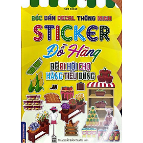 Bóc Dán Decal Thông Minh Sticker Đồ Hàng Bé Đi Hội Chợ Hàng Tiêu Dùng - HA