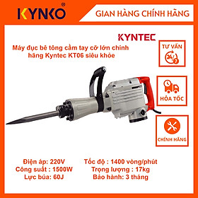 Máy đục bê tông cầm tay cỡ lớn chính hãng KT06 siêu khỏe