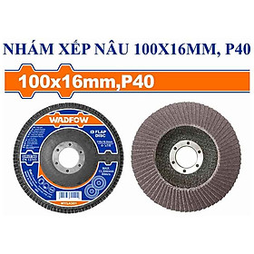 Mua  CHÍNH HÃNG  Nhám xếp nâu 100x16mm  P40 WYL4301 WADFOW