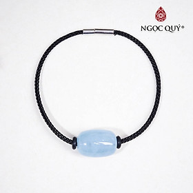 Vòng tay lu thống đá aquamarine mệnh thủy, mộc - Ngọc Quý Gemstones