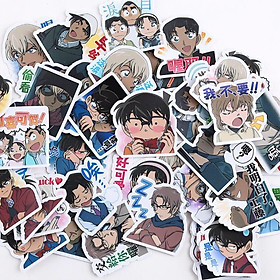 Sticker CONAN set 60 ảnh có ép lụa