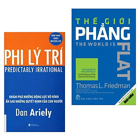 Hình ảnh Combo Sách Tâm Lý - Kỹ Năng Sống Bán Chạy: Phi Lý Trí + Thế Giới Phẳng (2 Cuốn / Tặng Kèm Bookmark Happy Life)