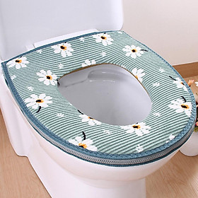 Mua Miếng Đệm Lót Thành Bồn Cầu Hình Tròn Mềm Mại Giúp Giữ Ấm Có Thể Giặt Được