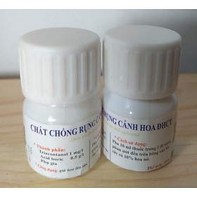 Combo 2 chai chống rụng cánh hoa dành hoa mai, phong lan, hoa giấy - chai 20 ml