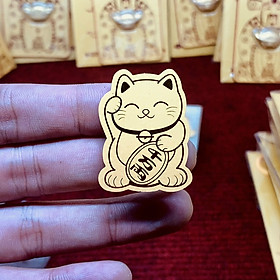 Mua Miếng Dán Điện Thoại Mèo Thần Tài trang trí