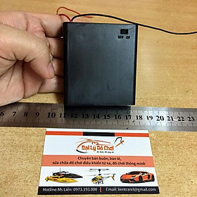 Mua Khay pin AA có nắp đậy kèm công tắc loại 2 pin 3 pin 4 pin