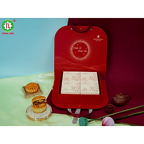 [HOẢ TỐC - HCM] Bộ Hộp Bánh Trung Thu Hồng Phúc Thành Long - 4 Bánh 150g  - Việt Nam