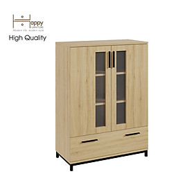 [Happy Home Furniture] LOUIS , Tủ lưu trữ - chân sắt , 76cm x 36cm x 104cm ( DxRxC), TCM_028