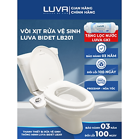 Mua Vòi xịt rửa vệ sinh thông minh LUVA BIDET LB101/LB201 xuất Hàn Quốc  BH 3 năm  đổi lỗi 100 ngày - Hàng chính hãng