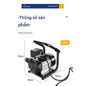 Mua  Full Bộ Max 70L/P  Máy Bơm Dầu Tự Động 24V/220V – Bơm Nhanh & Ổn Định
