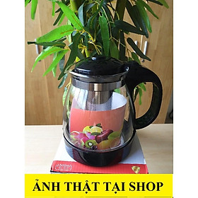 Mua Bình Lọc Trà Thủy Tinh 1500ml Sang Trọng - CÓ LỖ LỌC TRÀ INOX - BÌNH PHA TRÀ CHẾ CAFE TIỆN LỢI 2in1