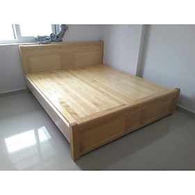Mua Giường ngủ bằng gỗ sồi vạt phản