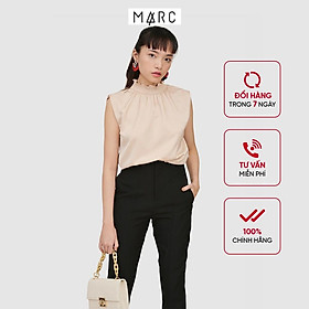 Áo kiểu nữ MARC FASHION nhấn cổ smocking tay con