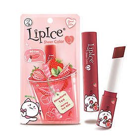 Son dưỡng có màu tự nhiên LipIce Sheer Color Q Strawberry Tea (Trà dâu) 2.4g