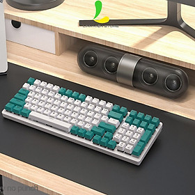 Bàn phím cơ ZIYOULANG K6 cao cấp - Phím cơ gaming 100 phím trục cơ kết nối bluetooth và USB, tuổi thọ 50 triệu lần bấm - Hàng nhập khẩu