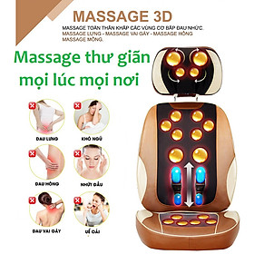Ghế Đệm Massage nhiều vùng cơ thể 3DS