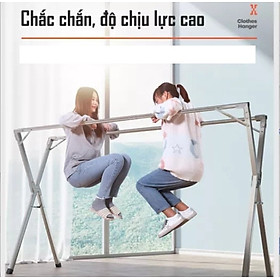 Mua Giàn treo đồ Sào phơi quần áo Giá Cây Xào Inox tiện lợi cao cấp HICHIWAA