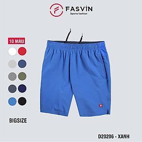  Quần đùi nam Big Size Fasvin D20206.HN cỡ đại vải gió mềm mại co giãn thoải mái