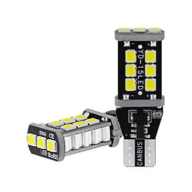 Đèn LED lùi xe hơi T15 chip 2835 Canbus T152835-15