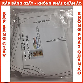 Rập giấy A0 đầm nữ mã 827 (BẢN VẼ)