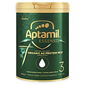 Sữa công thức hữu cơ APTAMIL ESSENIS ORGANIC A2 PROTEIN MILK PREMIUM TODDLER 900G (Số 3 cho bé từ 1 tuổi)