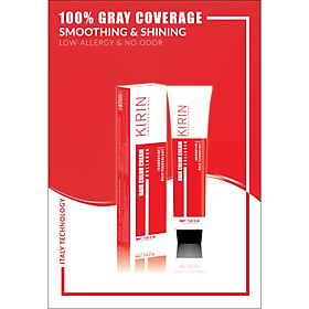 Kem nhuộm tóc collagen kirin (55/0 - Màu nâu) - Nhuộm tóc bạc, nhuộm thời trang màu nâu hạt dẻ