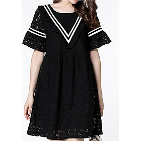 Đầm suông ren big size