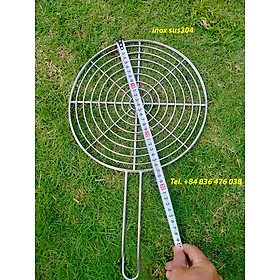 Mua Vỉ nướng inox sus304 cao cấp  - trọn đời không lo gỉ sét - đường kính 27cm dày 8mm vòng tròn
