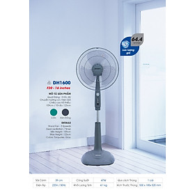 Mua Quạt đứng Senko DH1600 Có hẹn giờ - Hàng chính hãng  giao màu ngẫu nhiên
