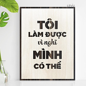 Tranh Treo Tường Gỗ TBIG050 decor quán trà sữa