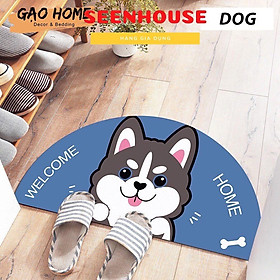 Mua Thảm lau chân bán nguyệt 40x80 cm