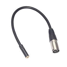 2X RCA/XLR Female to XLR Male XLR Headphone Cable Adapter Audio Line 30cm A